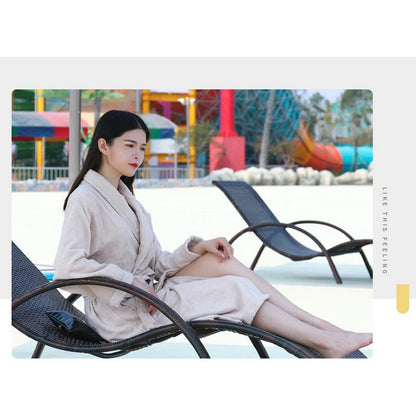 Wrap Yourself in Calm — 100% Cotton Terry Bathrobe