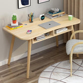 MSDOBS001Modern Study Desk with Optional Bookshelf — White or Oak 3 Sizes