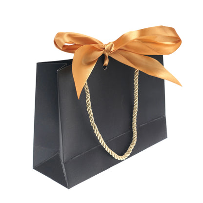 Bow Ribbon Paper Gift Bags with Handles