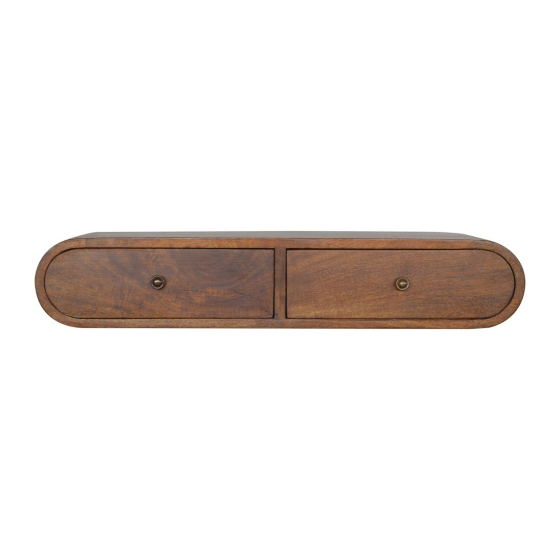 Floating Chestnut London Console-The Console That Clears the Clutte