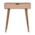Mini Blush Pink Dressing Table with Foldable Mirror for resale