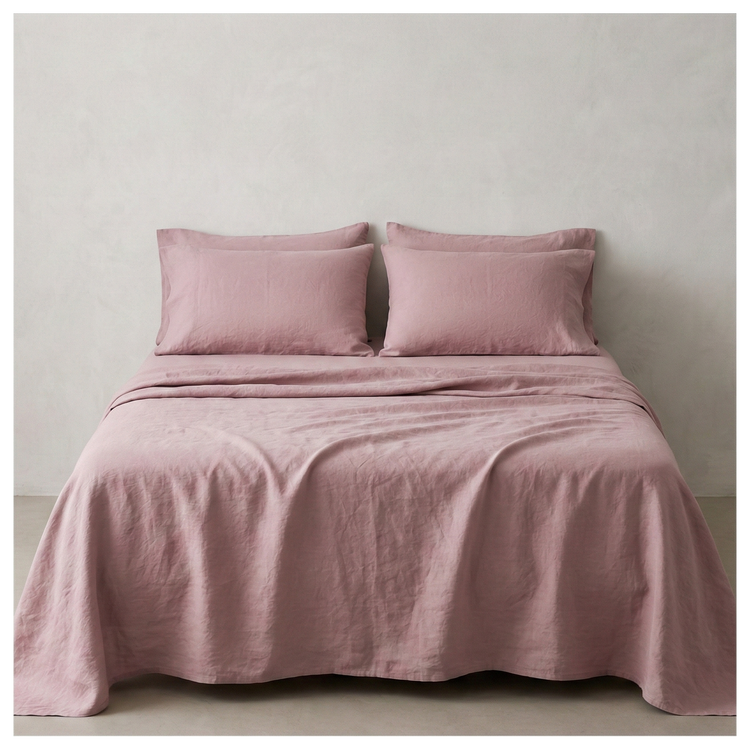 Linen Cotton Sheet Sets-7
