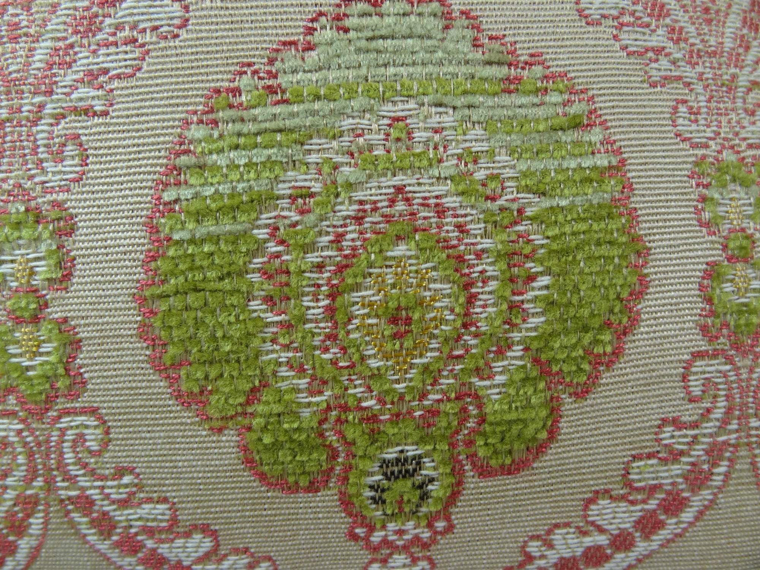 Tulip Garden Pink and Green Handmade Luxury Pillow — Home & Garden - Home Textile - Pillows