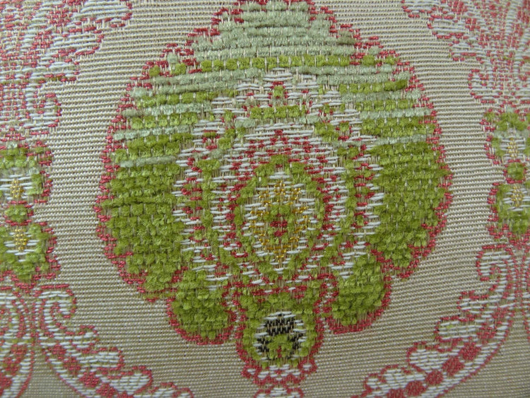 Tulip Garden Pink and Green Handmade Luxury Pillow — Home & Garden - Home Textile - Pillows