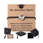 Graduation Gift Box Set — Compass, Bracelet & Keepsake Card