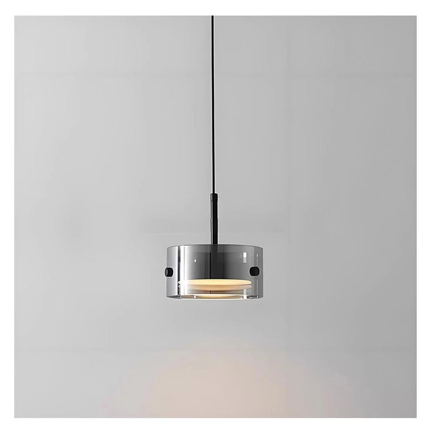 Nordic Glass LED Pendant Lamp — Modern Luxury Hanging Light for Dining Room &amp; Living Room