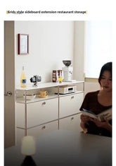 MLG Modern Dual Cabinet – Wood & Acrylic Living Room Storage