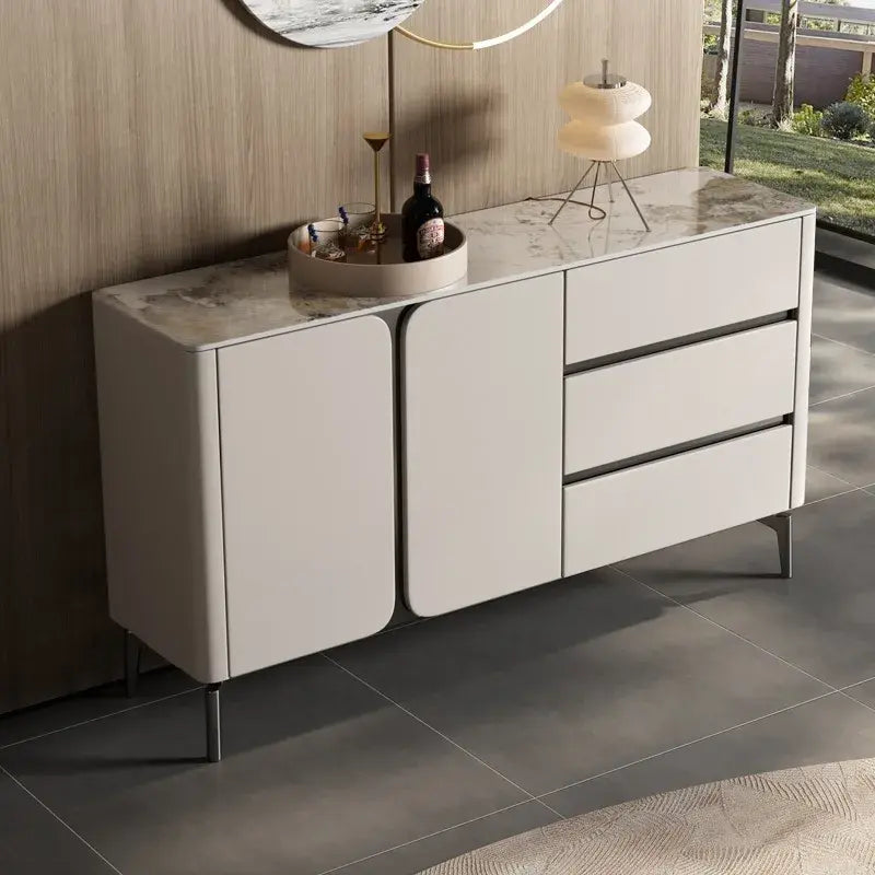 Light Luxury Display Cabinet – Minimalist Living Room Sideboard