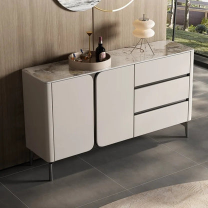 Premium Minimalist Display Cabinet — Light Luxury Living Room Storage