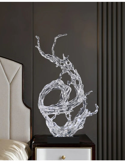 Quiet Luxury in Resin — Lumière Light Luxury Art Sculpture for the Modern Interior