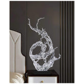 Lumière light luxury resin art sculpture for modern interiors showcasing quiet luxury
