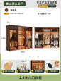 Modern Glass Wardrobe — L-Shaped Corner Closet with Luxury Storage