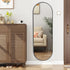 The Mirror That Opens the Room — Oversized Oval Full-Length Mirror