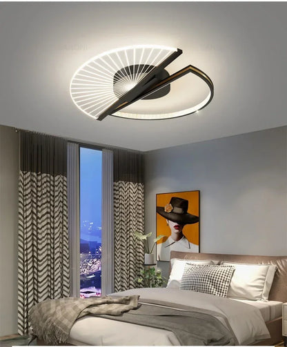 The Circle of Light — Modern Minimalist Ring LED Chandelier for Living Room & Dining