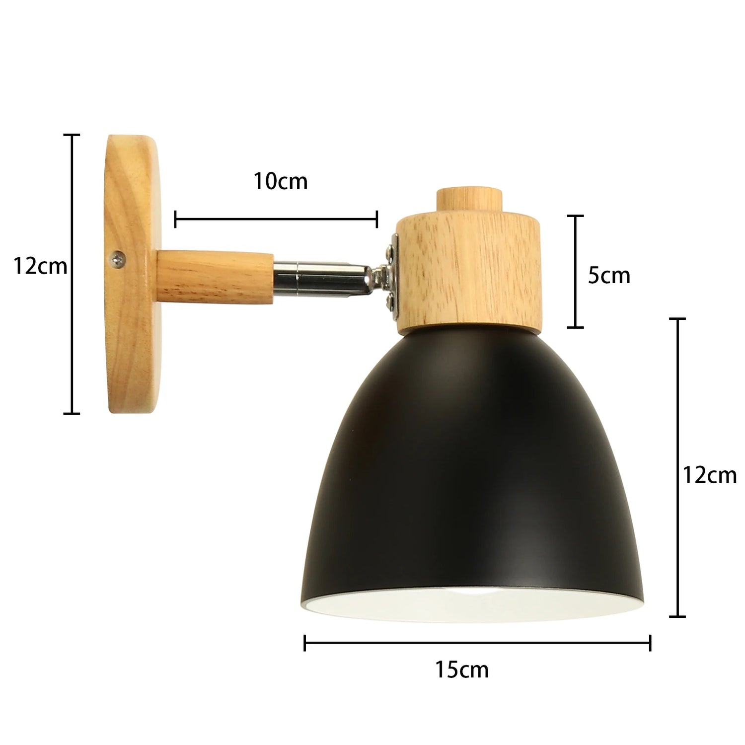 Nordic LED Wall Lamp Wood Creative Lighting Fixture Guest Room Balcony Staircase Sconce Bedroom Bedside Decor Light Chandelier Jonine&