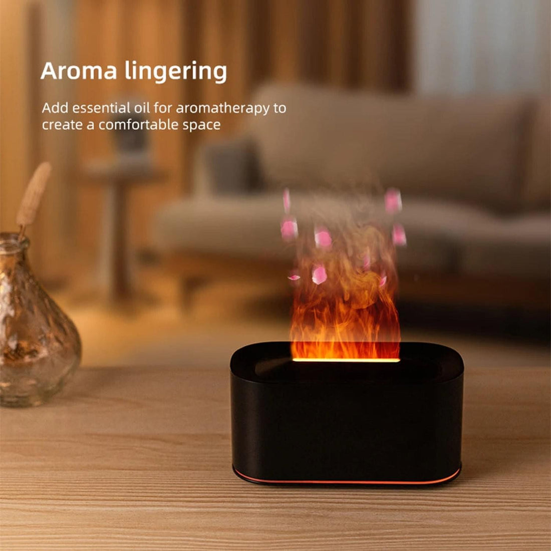 Flicker &amp; Flow — Flame Effect Aromatherapy Diffuser &amp; Humidifier