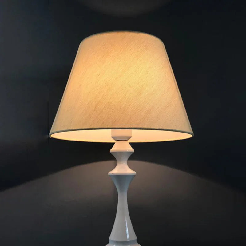 Nordic Style Chandelier Lamp Shade Linen Cloth Bedside Table Ceiling Light Cover E27 Modern Home Decor Wall Lamp Floor Lampshade