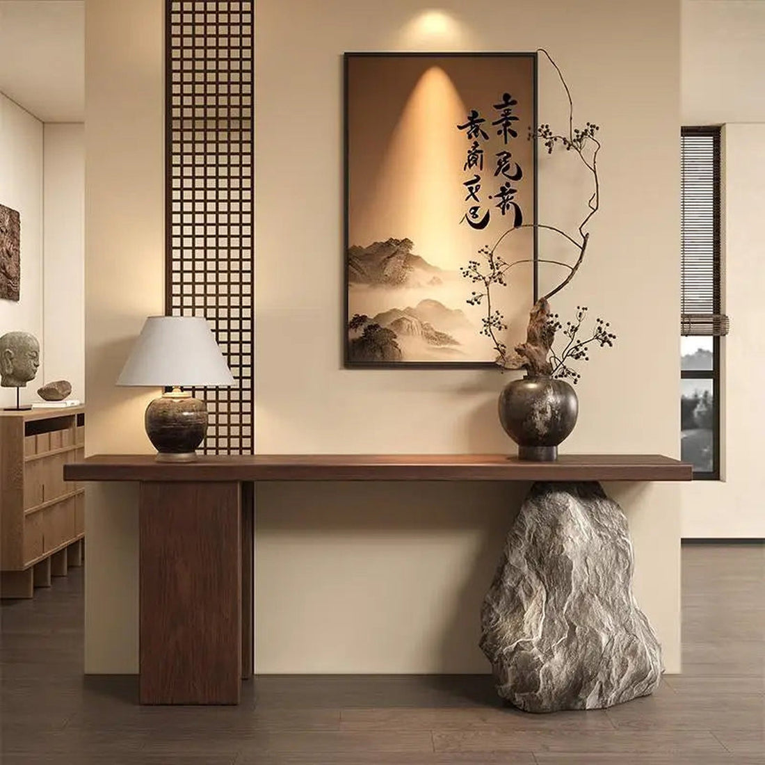 Luxury Minimalist Console Table — Custom Entryway &amp; Living Room
