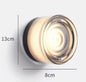 Glass Stone LED Wall Sconce