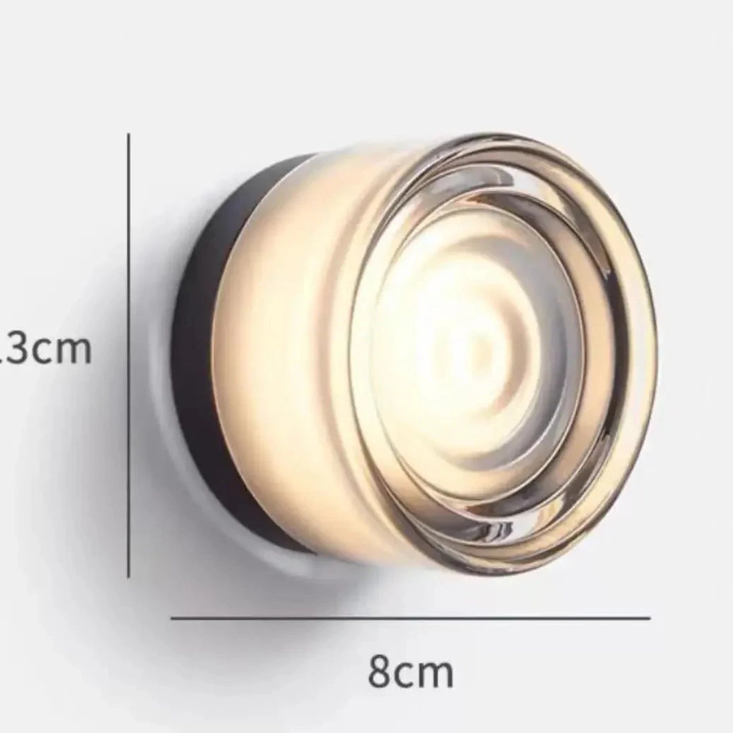 Modern Stylish Fashion Art Creative Lustre Lights Glass Stone Round Sconce LED Wall Lamps for Bedroom Home Decoration Chandelier Jonine’s Corner