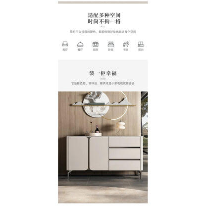 Premium Minimalist Display Cabinet — Light Luxury Living Room Storage