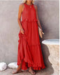 Lotus leaf edge dresses for women