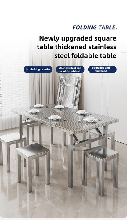Foldable Stainless Steel Buffet & Serving Table