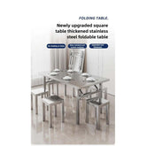 Foldable Stainless Steel Buffet & Serving Table Jonine’s Corner