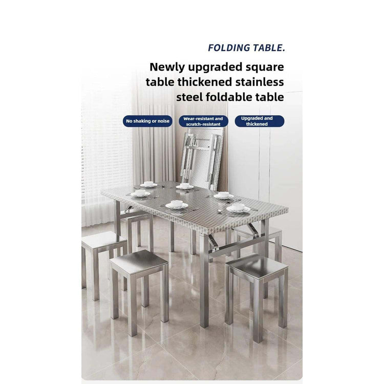 Foldable Stainless Steel Buffet & Serving Table Jonine’s Corner