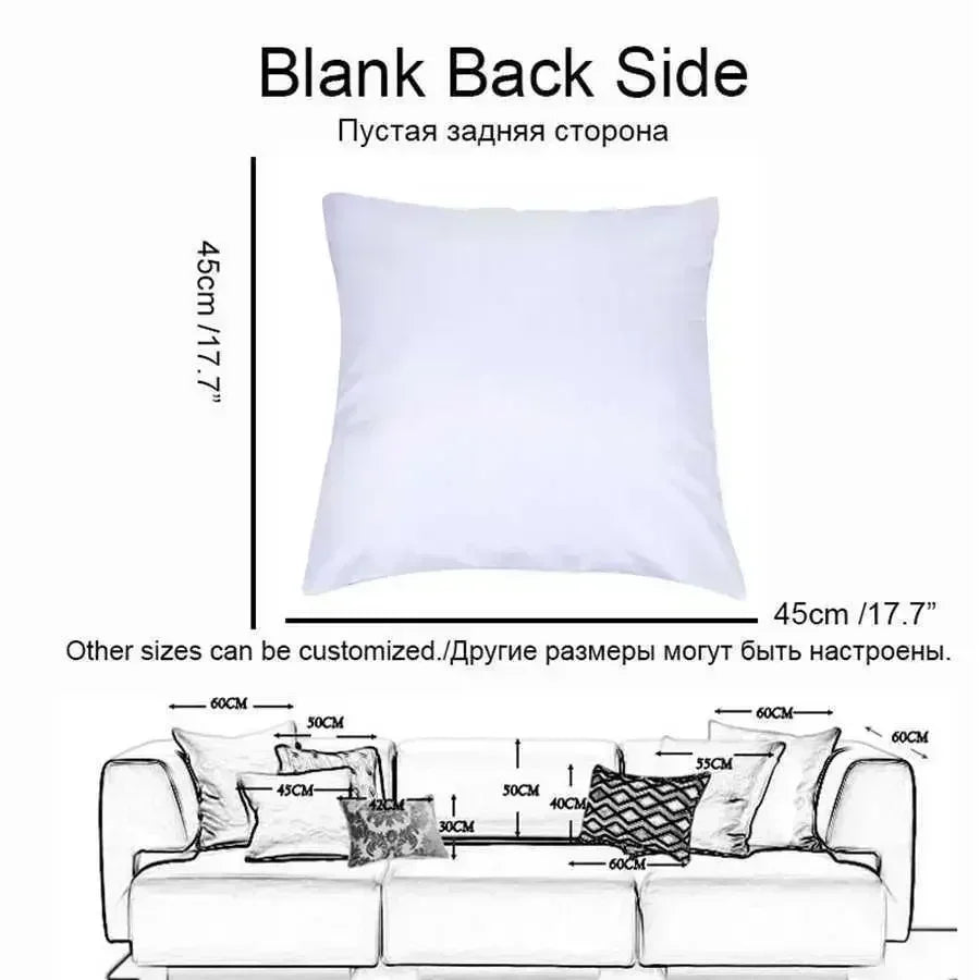 Geometric Pattern Throw Pillow Cover — Printed Cushion Cover for Sofa & Bedroom