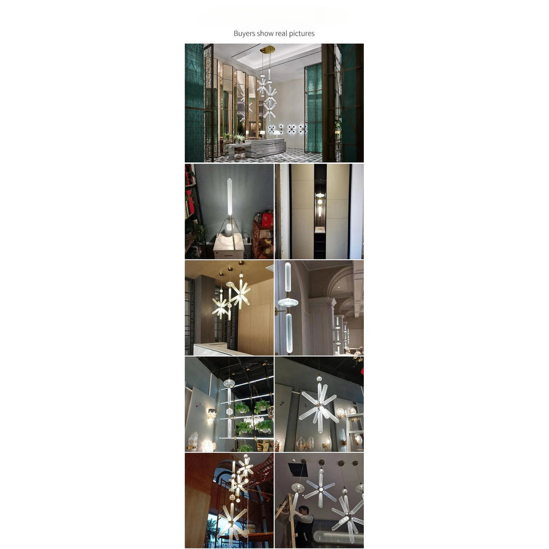 Nordic Luxury Art Glass Chandelier — High-End Pendant Lamp Home Décor