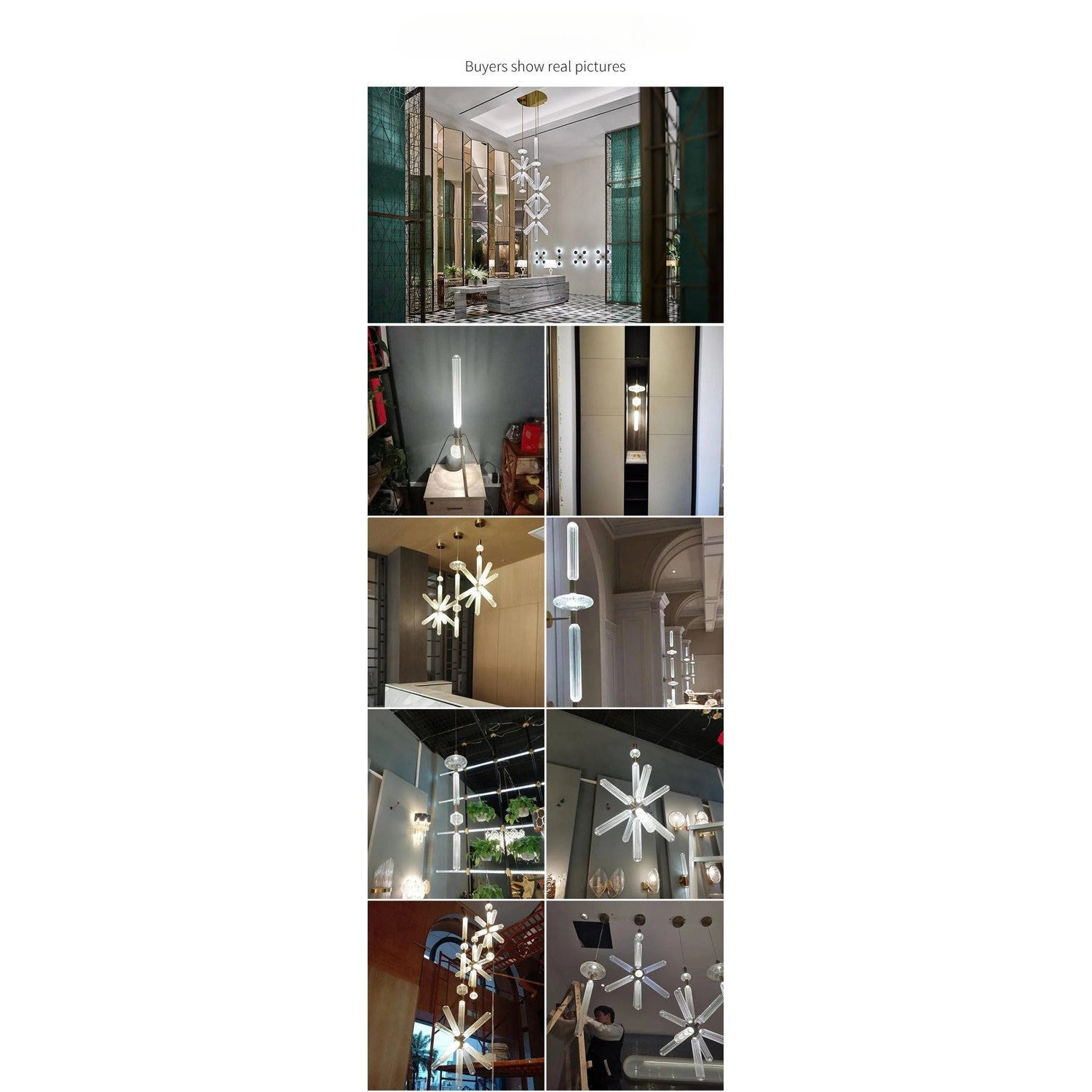 Nordic Luxury Art Glass Chandelier — High-End Pendant Lamp Home Décor