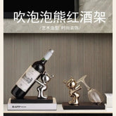 Wine Rack, Living Room Dining Side Cabinet Decoration, Ceramic Ornament, TV Cabinet Ornament, Living Room Entrance Decoration Jonine’s Corner