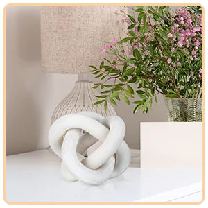 Hand-Carved Boho Chain Link Decor
