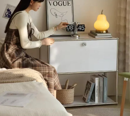 Dual Cabinet Storage Organizer — Modern Chest of Drawers for Bedroom & Living Room