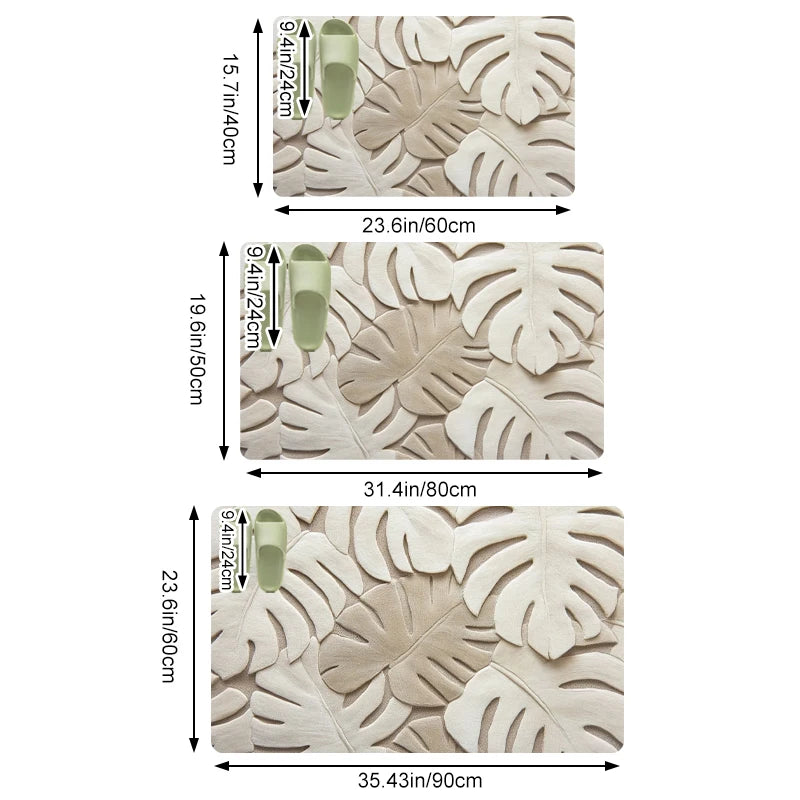 Step Out in Comfort — Super Absorbent Non-Slip Bath Mat