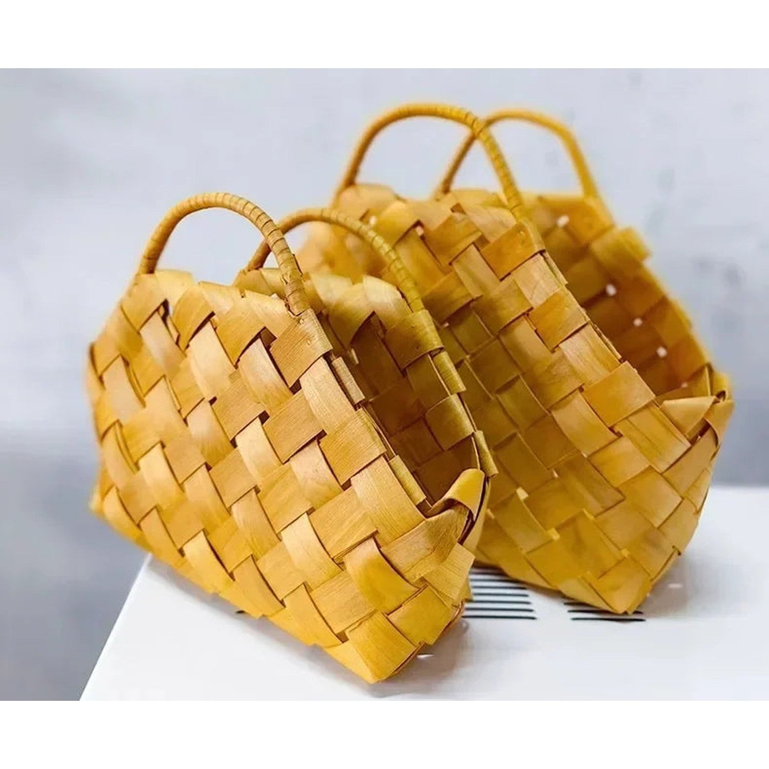 Woven Flower Gift Basket — Festival &amp; Wedding Decor