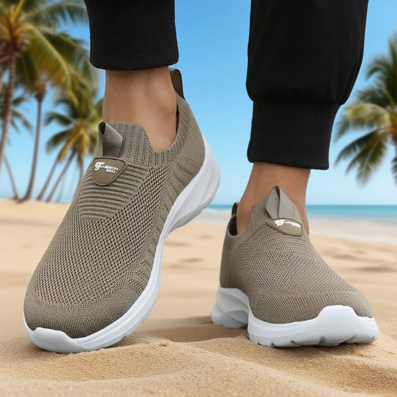 Lightweight Recovery Sneakers — Breathable Mesh Athletic Shoes