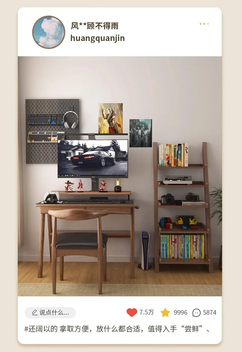 Where Books Meet Beauty — Minimalist Open Bookshelf & Display Cabinet