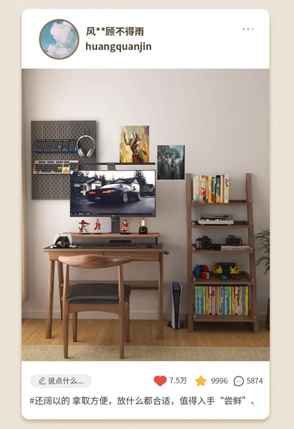 Where Books Meet Beauty — Minimalist Open Bookshelf & Display Cabinet