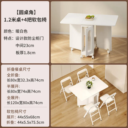 Nordic Minimalist Foldable Dining Table