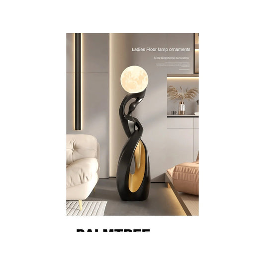 Light That Lives in the Room — Nordic Glow Resin Figurine with Ambient Light