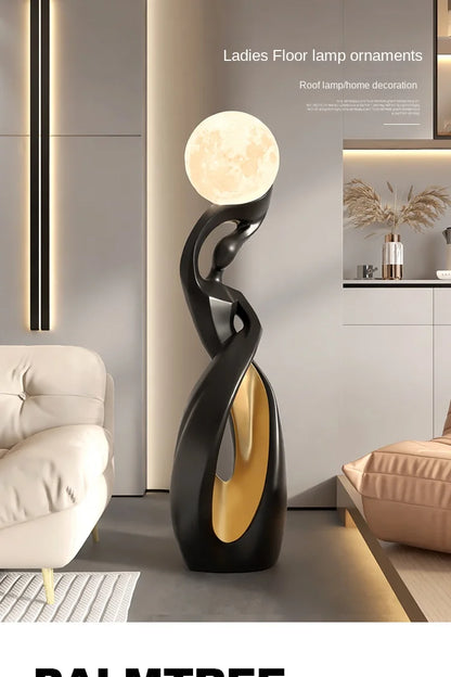 Light That Lives in the Room — Nordic Glow Resin Figurine with Ambient Light