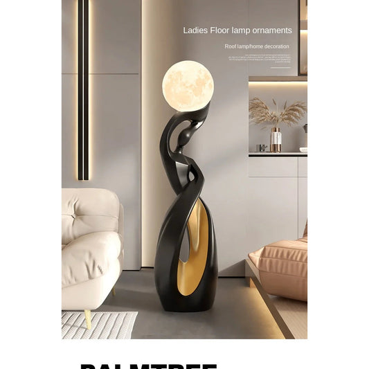 Light That Lives in the Room — Nordic Glow Resin Figurine with Ambient Light