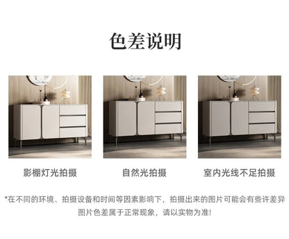 Premium Minimalist Display Cabinet — Light Luxury Living Room Storage