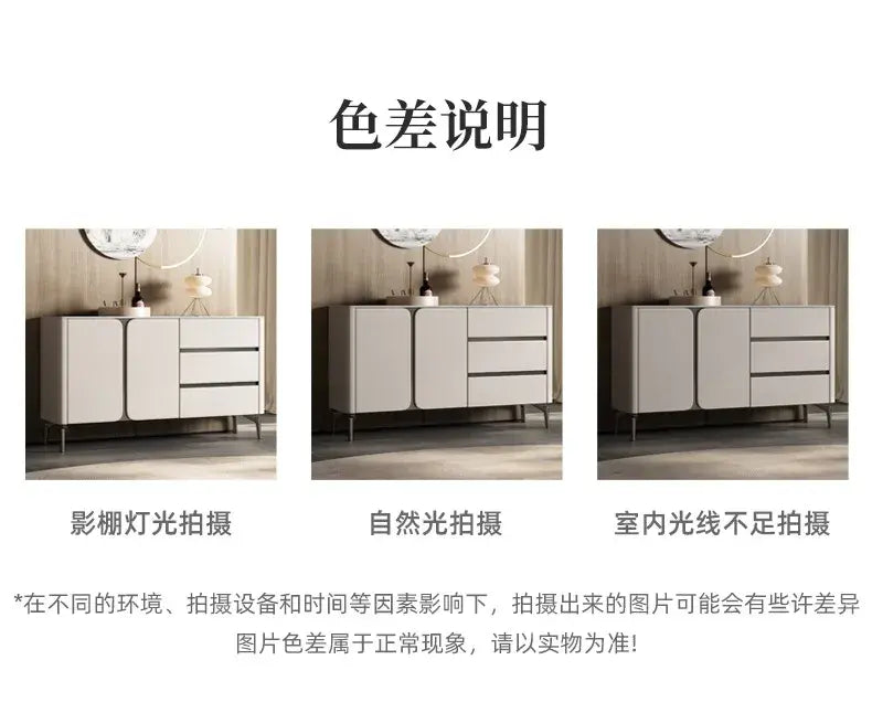 Light Luxury Display Cabinet – Minimalist Living Room Sideboard