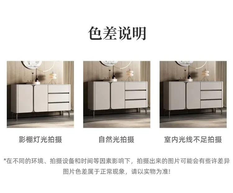 Light Luxury Display Cabinet – Minimalist Living Room Sideboard