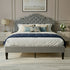 HOOMIC Velvet Tiara Bed Frame – Glamorous Queen Platform Bed