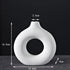 Porcelain Doughnut Vase — For Fresh & Dried Flower Arrangements