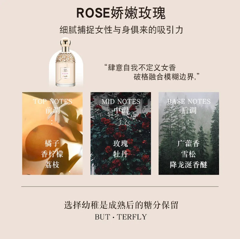 Purity Nature Eau de Toilette 100ml — Rose, Mint & Cherry Floral Fragrance